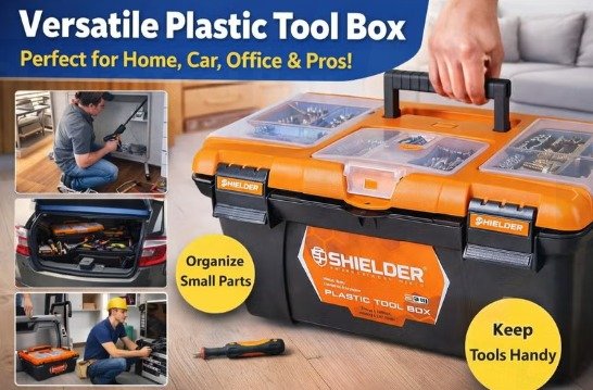 Shielder SH-808 جعبه ابزار پلاستیکی سنگین